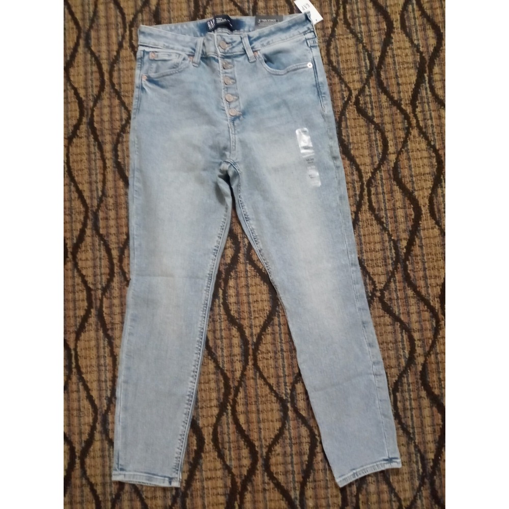 GAP Denim High Rise Universal Legging Denim Pants Stretch  Sz 10/30S